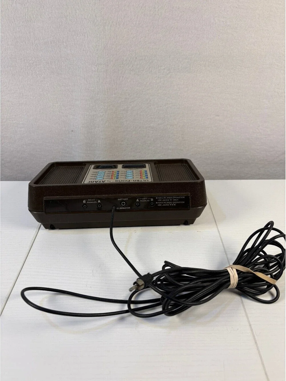 Vintage Atari Ultra-Pong Classic Electronic Game Console Tested - No Paddles